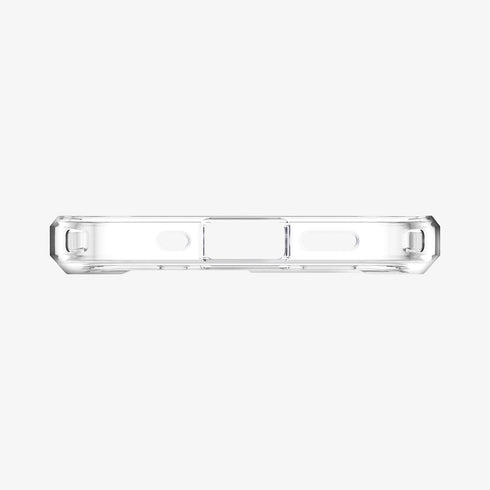 ACS01618 - iPhone 12 Pro Max Case Ultra Hybrid in crystal clear showing the back